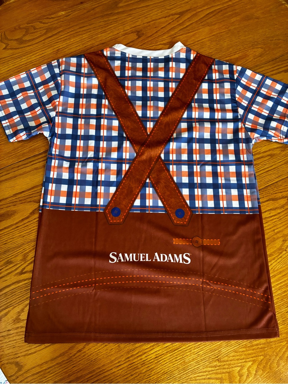 Samuel Adams Oktoberfest Plaid Graphic Tee Men’s Small - Picture 4 of 5